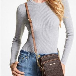 Jet Set Travel Medium Logo Crossbody Bag - New Never Used!